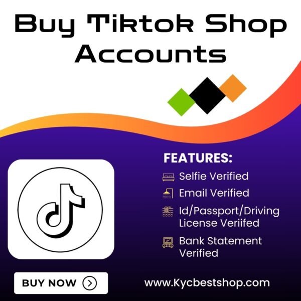 Buy Tiktok Shop Accounts