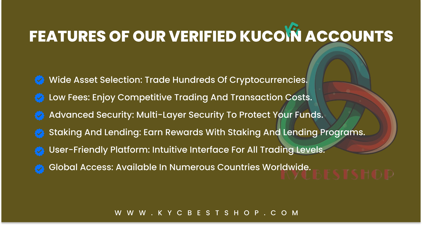 Buy verified kucoin accounts