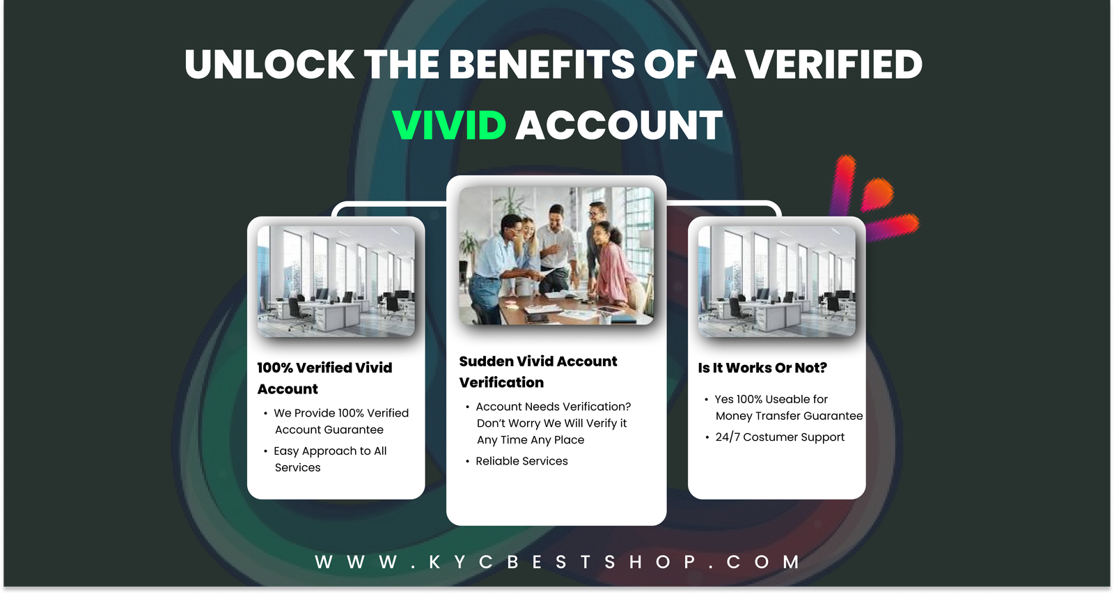 Buy verified vivid accounts